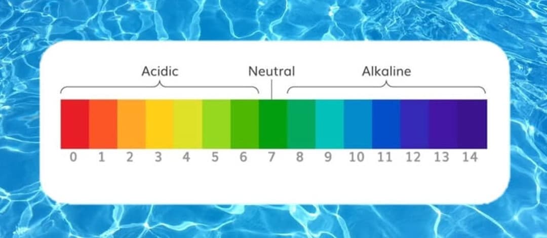مقادیر مناسب کلر و pH آب استخر​